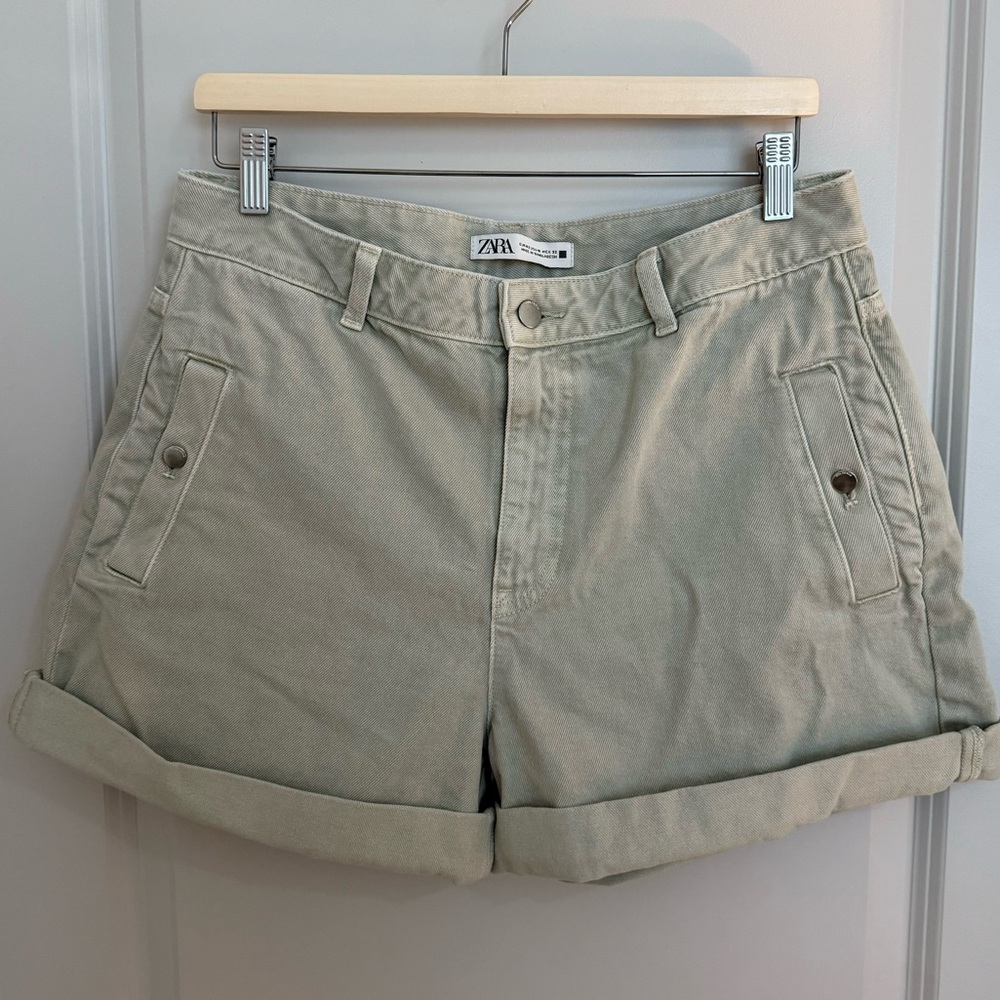 Zara denim cuffed shorts - perfect for spring/summer